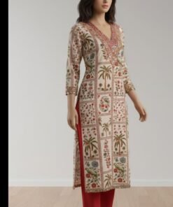 Trendy Cotton Festive Long Kurti (No Dupatta) – Sizes M & L | ₹1500