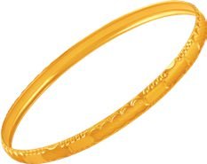 Hallmarked 916 Bangle