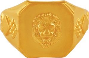Hall Marked 916 Broad Gents Rings